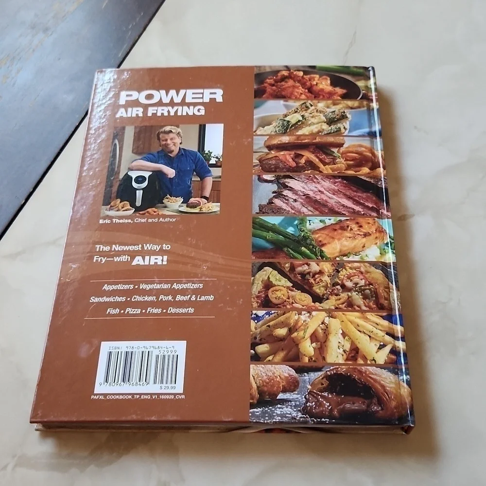Power AirFryer XL cook book Eric Theise